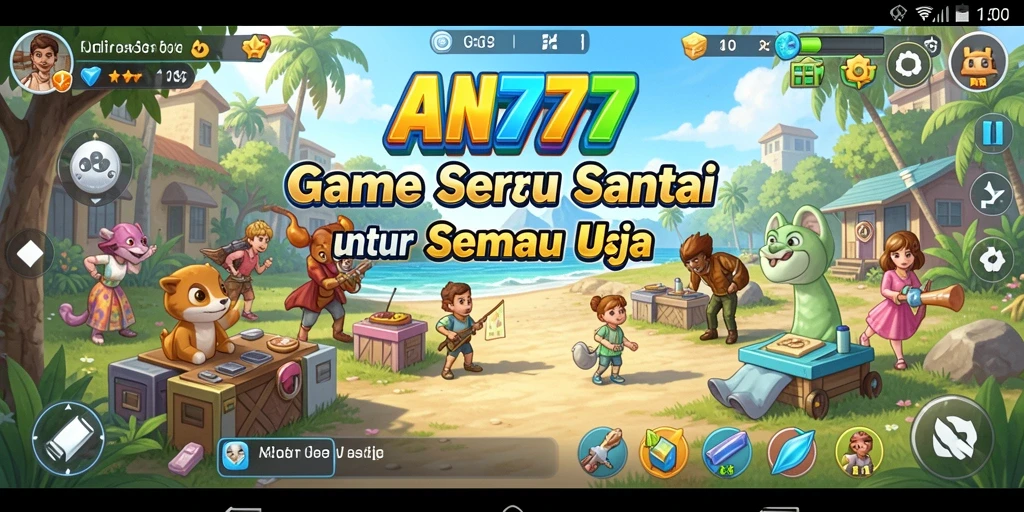 Tampilan menarik dari gameplay AN777 yang menghibur dan mudah dimainkan.