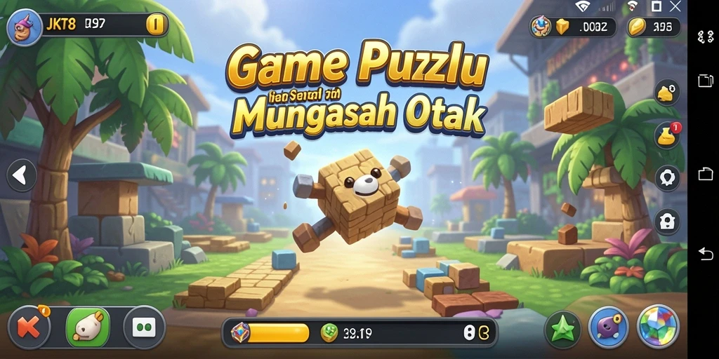 Tampilan gameplay JKT8 yang seru dan menantang.