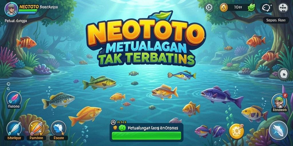 Tangkapan ikan terbesar di NEOTOTO dengan latar belakang laut yang indah.