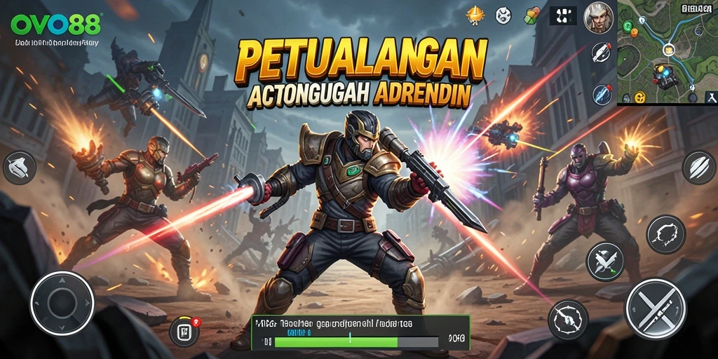 Screenshot OVO88 menunjukkan aksi seru dalam pertempuran.