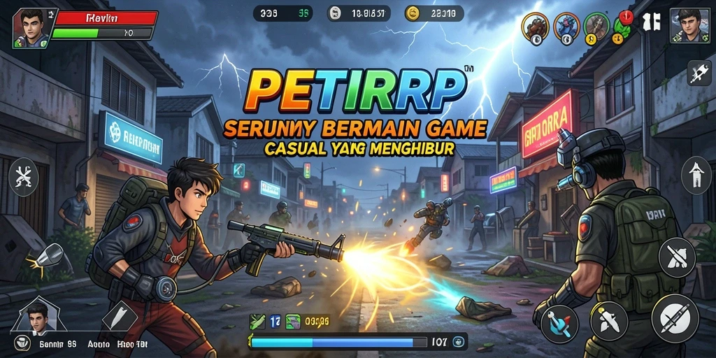 Screenshot gameplay PETIRRP menampilkan keseruan bermain game Casual.