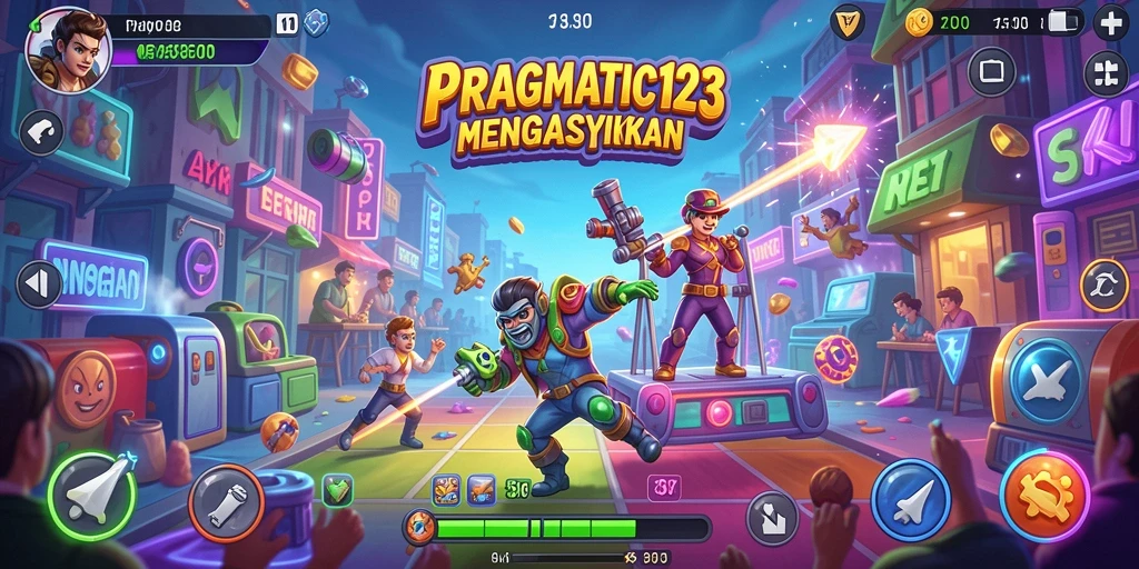 Tangkapan layar gameplay PRAGMATIC123 yang penuh aksi dan warna.