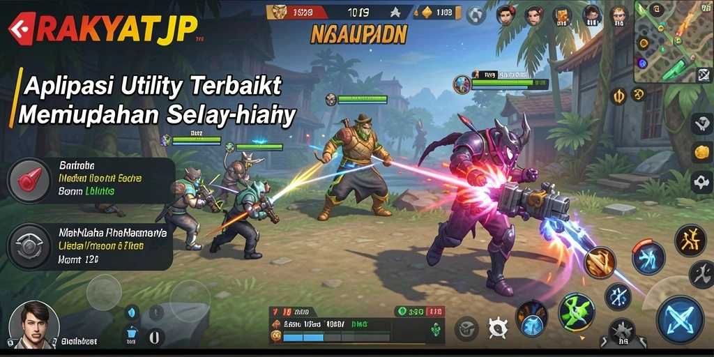 Tampilan antarmuka RAKYATJP yang intuitif dan user-friendly.