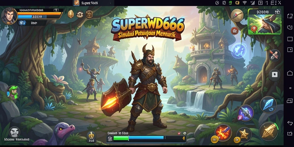 Screenshot gameplay SUPERWD666 yang menunjukkan petualangan simulasi yang menarik.