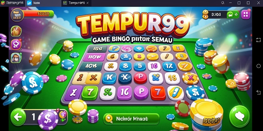 Tampilan menarik screenshot gameplay Bingo TEMPUR99.
