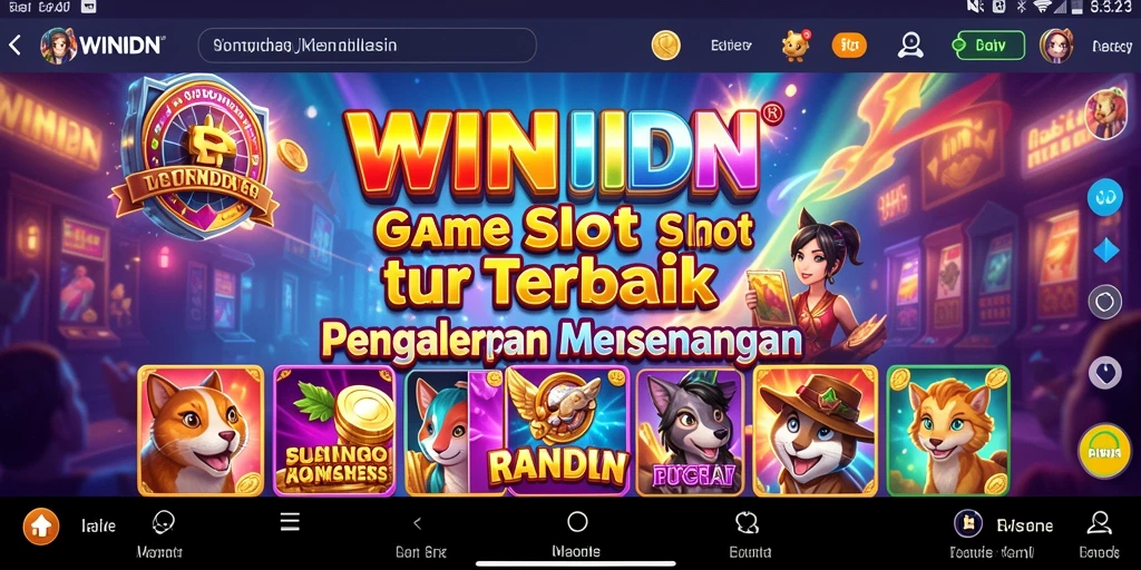 Screenshot gameplay <strong>WINIDN</strong> menampilkan keseruan permainan slot yang interaktif.
